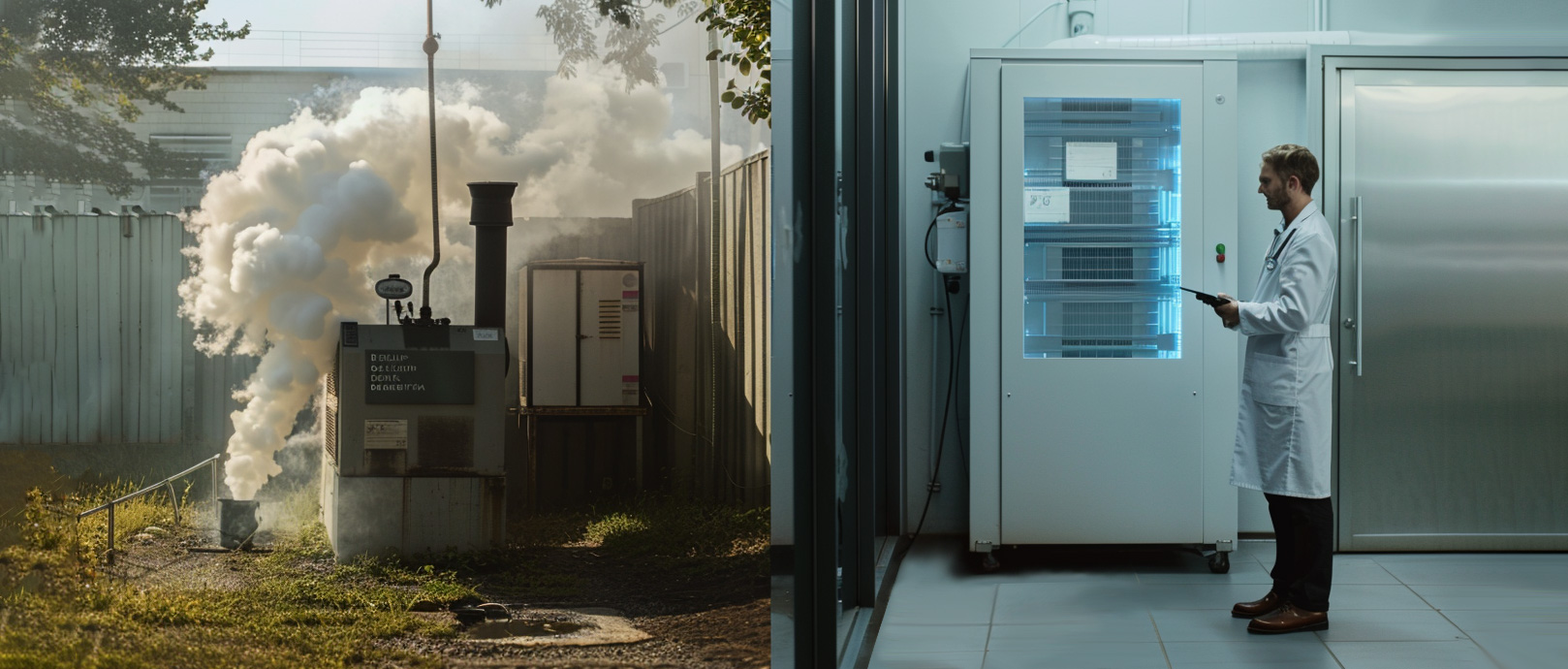 Diesel generator vs ESS Diesel generator vs ESS